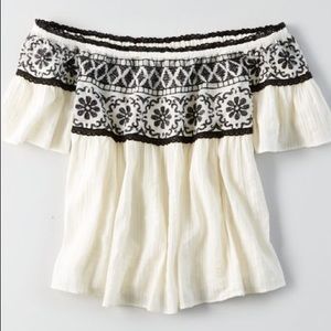 NWT American Eagle Off the Shoulder Top